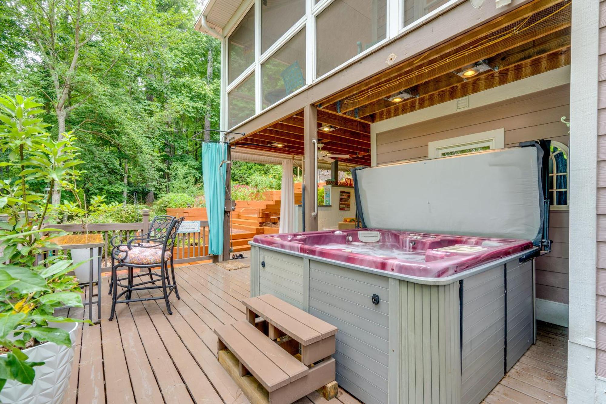 Creekside Hendersonville Haven Hot Tub And Fire Pit Екстер'єр фото