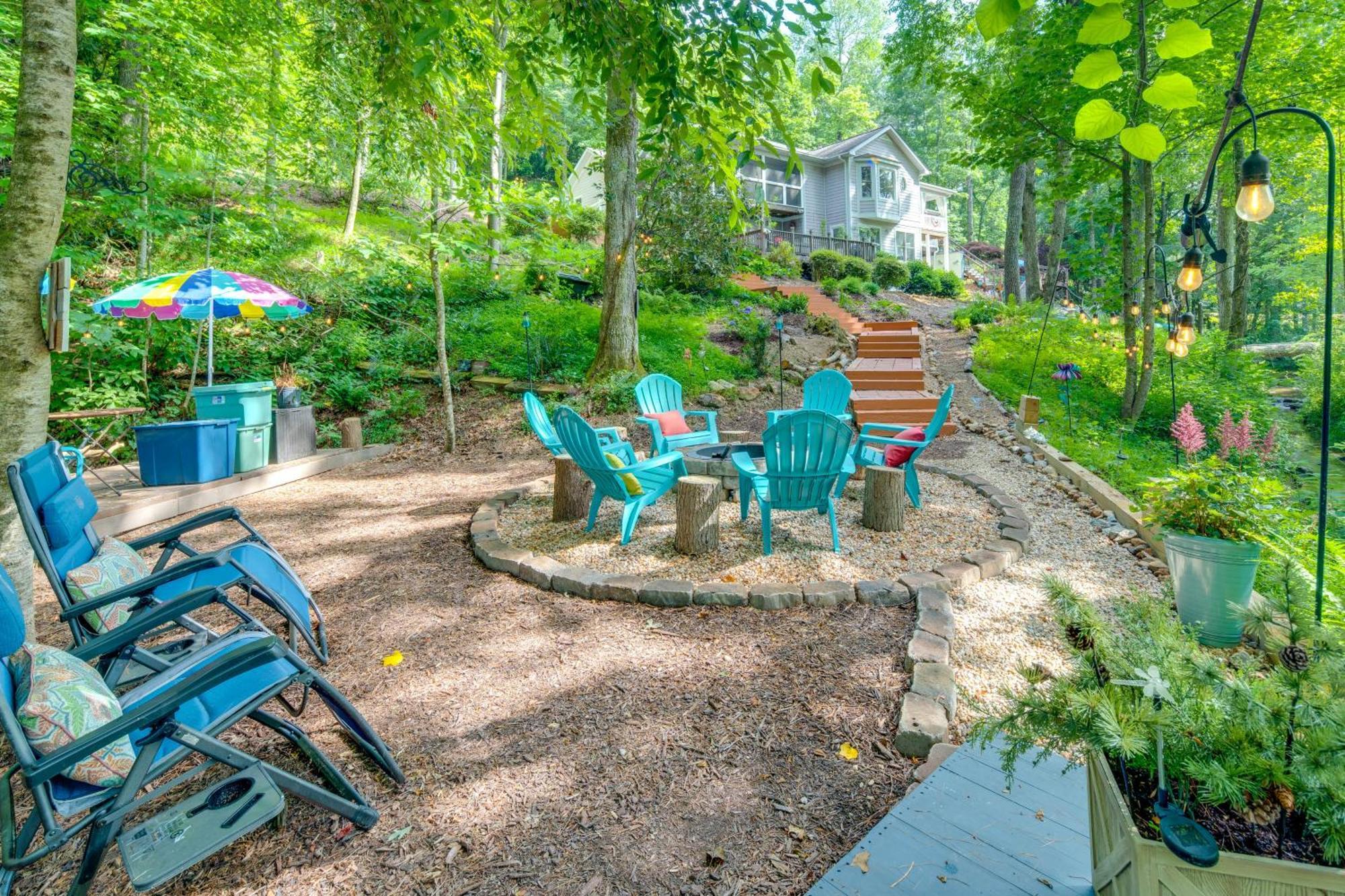 Creekside Hendersonville Haven Hot Tub And Fire Pit Екстер'єр фото